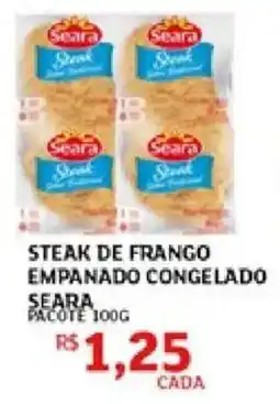 Assaí Atacadista steak de frango empanado congelado oferta