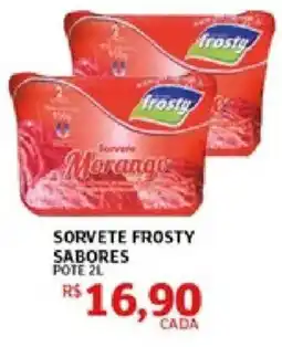 Assaí Atacadista Sorvete frosty sabores oferta