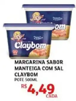 Assaí Atacadista Margarina sabor manteiga com sal claybom oferta