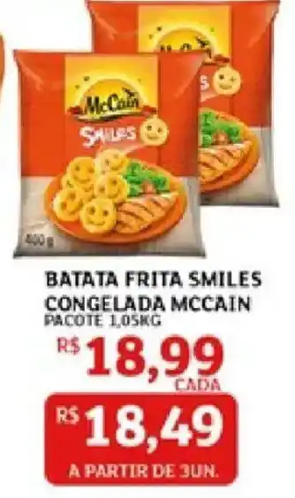 Assaí Atacadista batata frita smiles congelada mccain oferta