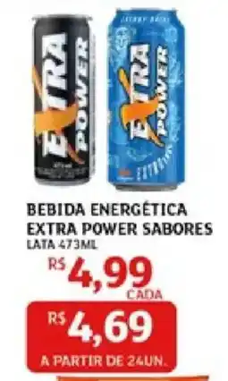 Assaí Atacadista Bebida energética extra power sabores oferta