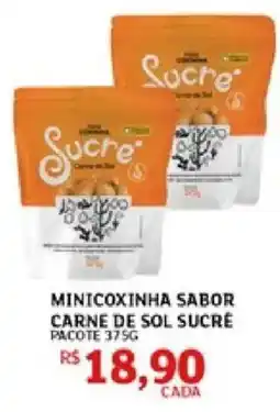 Assaí Atacadista Minicoxinha sabor carne de sol sucrê oferta