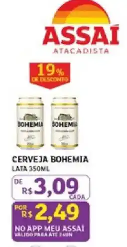 Assaí Atacadista Cerveja bohemia oferta
