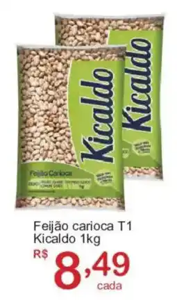 Giga Atacado Feijão carioca t1 kicaldo 1kg oferta