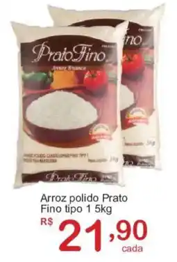 Giga Atacado Arroz polido Prato Fino tipo 1 oferta