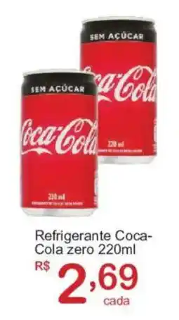 Giga Atacado Refrigerante coca-cola zero oferta