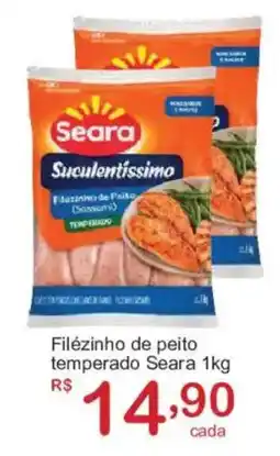 Giga Atacado Filézinho de peito temperado seara oferta