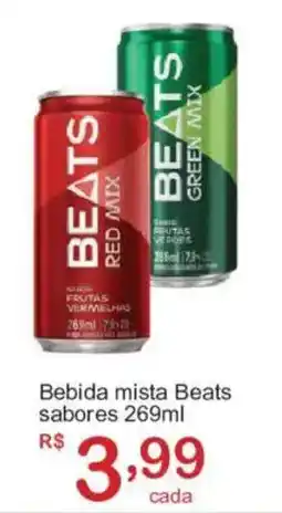 Giga Atacado Bebida mista Beats sabores oferta