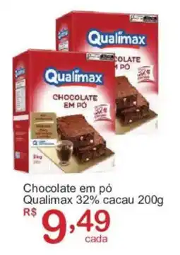 Giga Atacado Chocolate em pó qualimax 32% cacau oferta