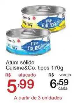 Giga Atacado Atum sólido Cuisine&Co. tipos atacado oferta