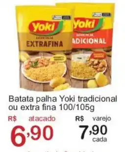 Giga Atacado Batata palha yoki tradicional ou extra fina oferta