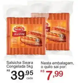 Giga Atacado Salsicha seara congelada oferta