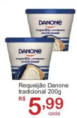 Giga Atacado Requeijão Danone tradicional oferta