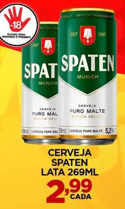 Supermercados Joanin Cerveja spaten oferta