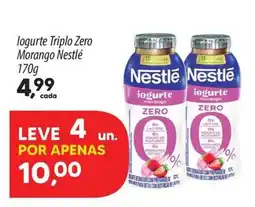 Asun Iogurte triplo zero morango nestlé oferta
