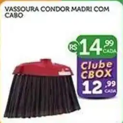 CenterBox Vassoura condor madri com cabo oferta
