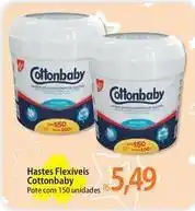 Atacadão Cottonbaby - hastes flexiveis oferta
