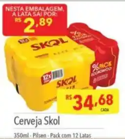 Supermercados Condor Cerveja Skol oferta