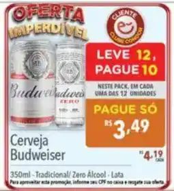 Supermercados Condor Cerveja Budweiser oferta