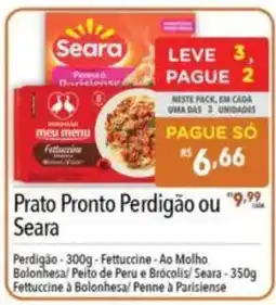 Supermercados Condor Prato Pronto Perdigão ou Seara oferta