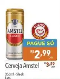 Supermercados Condor Cerveja Amstel oferta