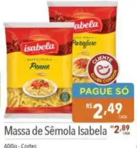 Supermercados Condor Massa de Sêmola Isabela oferta