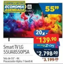 Supermercados Condor Smart TV LG 55UA8550PSA oferta