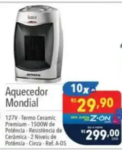 Supermercados Condor Aquecedor Mondial oferta