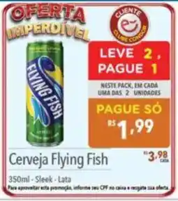 Supermercados Condor Cerveja Flying Fish oferta