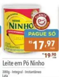 Supermercados Condor Leite em Pó Ninho oferta
