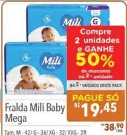 Supermercados Condor Fralda mili baby mega oferta