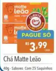 Supermercados Condor Chá matte leão oferta