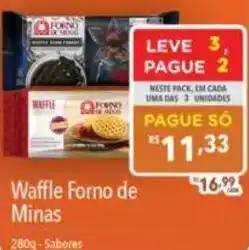 Supermercados Condor Waffle Forno de Minas oferta