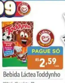 Supermercados Condor Bebida Láctea Toddyinho oferta