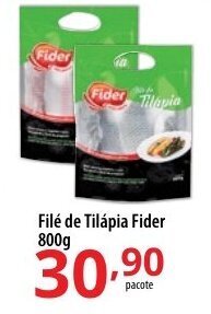 Akki Atacadista File de Tilapia Fider 800g oferta