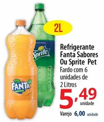 Akki Atacadista Refrigerante Fanta Sabores Ou Sprite Pet 2L oferta