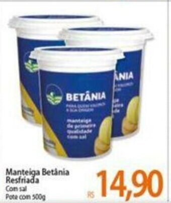 Atacadão Manteiga betania Resfriada 500g oferta