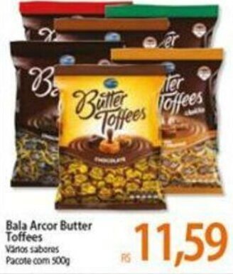 Bala Arcor Butter Toffees 500g