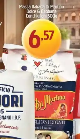 Supermercados Guanabara Massa italiana di martino dolce & gabbana conchiglioni oferta