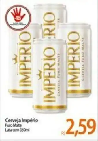 Atacadão Cerveja Imperio Puro Malte lata 350ml oferta