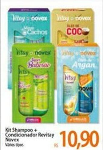 Atacadão Kit Shampoo + Condicionador Revitay Novex oferta