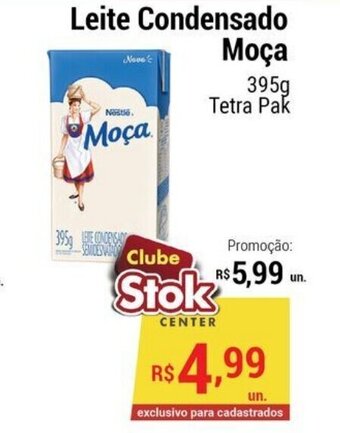 Stok Center Leite Condensado Moca 395g oferta