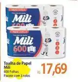 Atacadão Mili - toalha de papel oferta