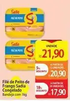 Atacadão Sadia - filé de peito de frango congelado oferta
