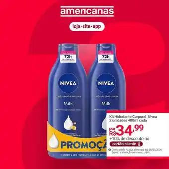 Nivea - kit hidratante corporal