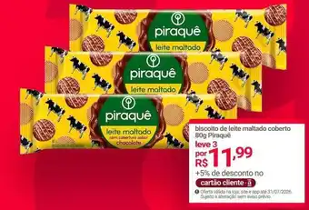 Piraquê - biscoito de leite maltado coberto