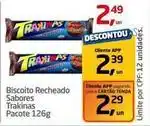 Tenda Atacado Trakinas - biscoito recheado sabores oferta