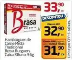 Tenda Atacado Brasa burguers - hambúrguer de carne mista tradicional caixa oferta