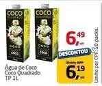 Tenda Atacado Coco quadrado - água de coco oferta