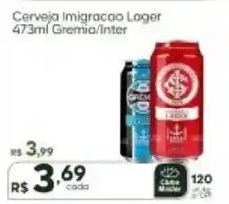 Master Supermercados Cerveja Imigracao Lager oferta